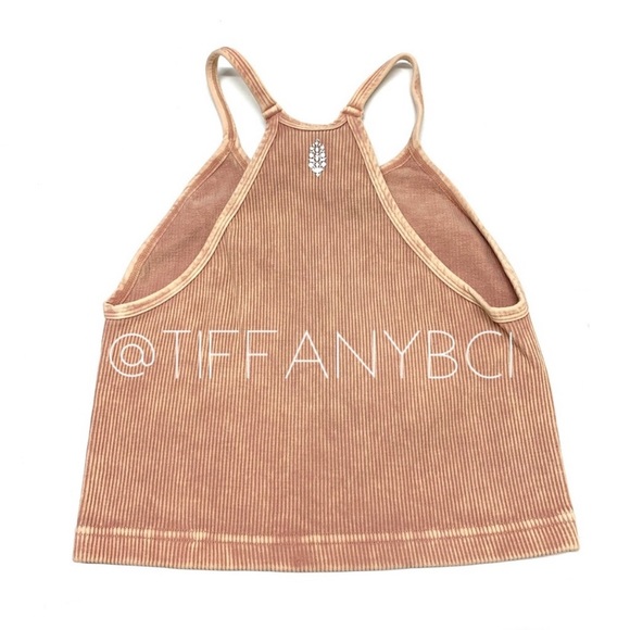 Free People Happiness Runs Crop Tank Soft Pink - Picture 6 of 11